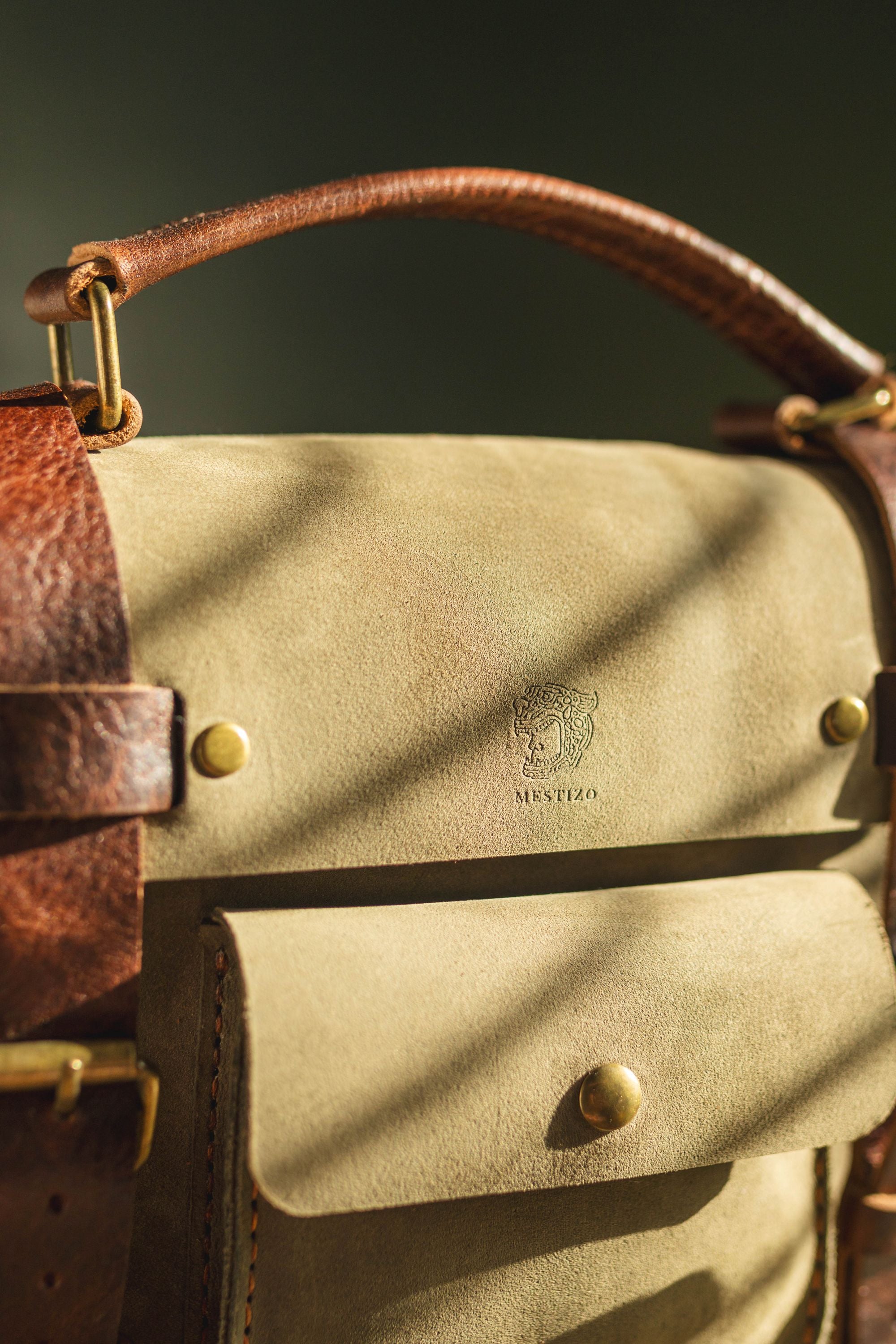 La Encina satchel-Olive